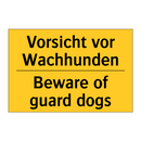Vorsicht vor Wachhunden - Beware of guard dogs