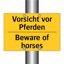 Vorsicht vor Pferden - Beware of horses
