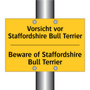 Vorsicht vor Staffordshire Bull /.../ - Beware of Staffordshire Bull Terrier/.../
