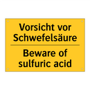 Vorsicht vor Schwefelsäure - Beware of sulfuric acid