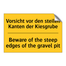 Vorsicht vor den steilen Kanten /.../ - Beware of the steep edges of the /.../