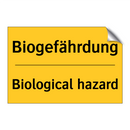 Biogefährdung - Biological hazard