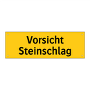 Vorsicht Steinschlag