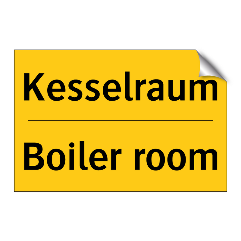 Kesselraum - Boiler room