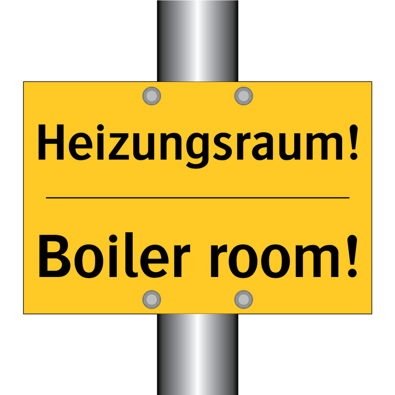 Heizungsraum! - Boiler room!