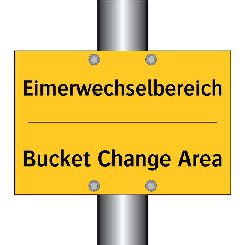 Eimerwechselbereich - Bucket Change Area