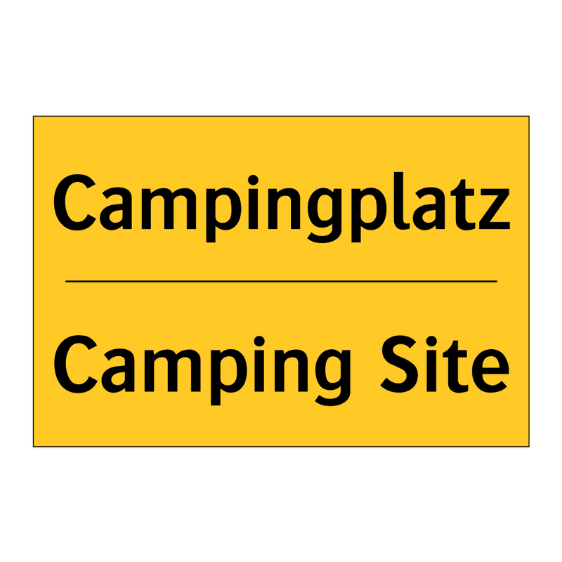 Campingplatz - Camping Site