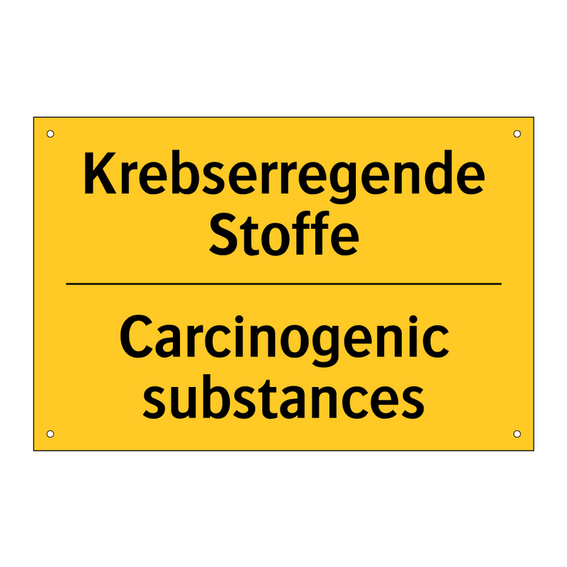 Krebserregende Stoffe - Carcinogenic substances