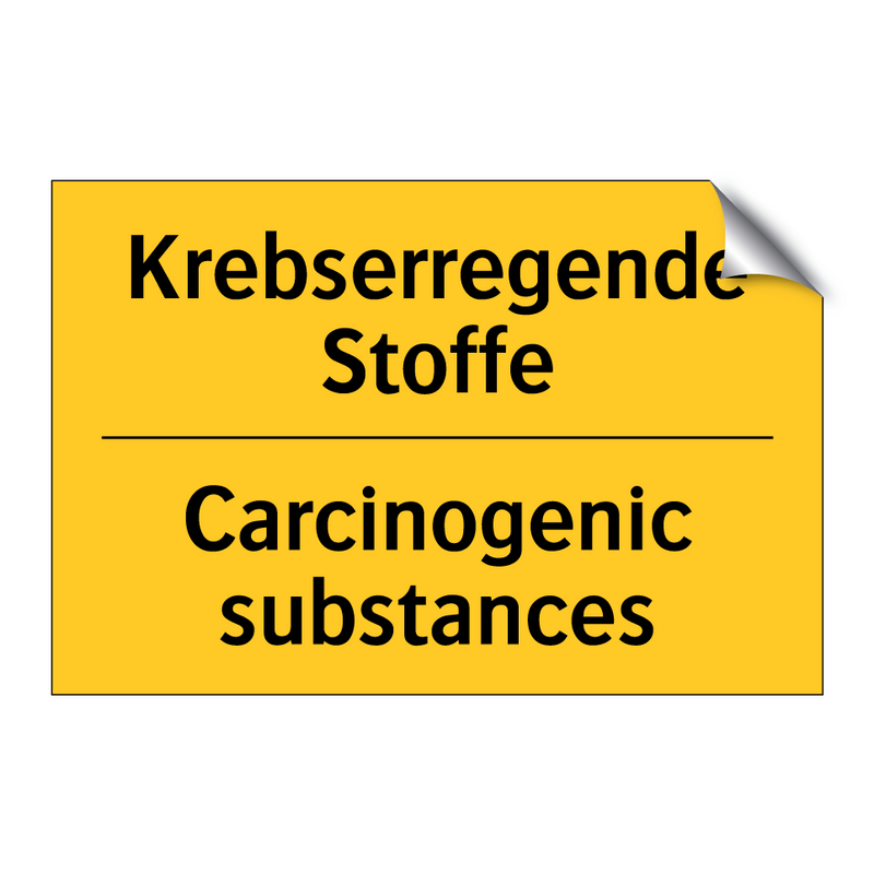 Krebserregende Stoffe - Carcinogenic substances