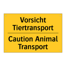 Vorsicht Tiertransport - Caution Animal Transport
