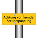 Achtung vor fremder Steuerspannung