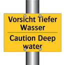 Vorsicht Tiefer Wasser - Caution Deep water