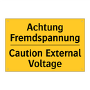 Achtung Fremdspannung - Caution External Voltage