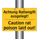 Achtung Rattengift ausgelegt! - Caution rat poison laid out!