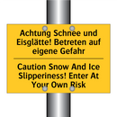 Achtung Schnee und Eisglätte! /.../ - Caution Snow And Ice Slipperiness! /.../