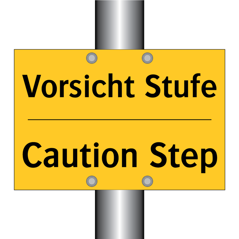Vorsicht Stufe - Caution Step