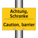 Achtung, Schranke - Caution, barrier