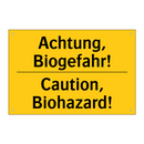 Achtung, Biogefahr! - Caution, Biohazard!