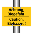 Achtung, Biogefahr! - Caution, Biohazard!