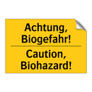 Achtung, Biogefahr! - Caution, Biohazard!