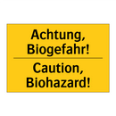 Achtung, Biogefahr! - Caution, Biohazard!