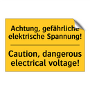 Achtung, gefährliche elektrische /.../ - Caution, dangerous electrical /.../