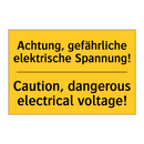 Achtung, gefährliche elektrische /.../ - Caution, dangerous electrical /.../
