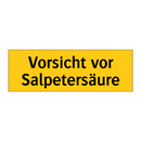 Vorsicht vor Salpetersäure