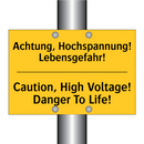 Achtung, Hochspannung! Lebensgefahr!/.../ - Caution, High Voltage! Danger /.../