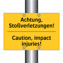 Achtung, Stoßverletzungen! - Caution, impact injuries!