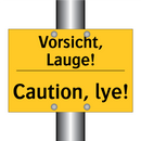 Vorsicht, Lauge! - Caution, lye!