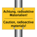 Achtung, radioaktive Materialien!/.../ - Caution, radioactive materials!/.../