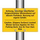 Achtung, rutschige Oberfläche! /.../ - Caution, Slippery Surface! Limited /.../