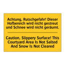Achtung, Rutschgefahr! Dieser /.../ - Caution, Slippery Surface! This /.../