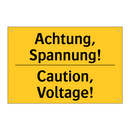 Achtung, Spannung! - Caution, Voltage!
