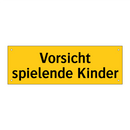 Vorsicht spielende Kinder