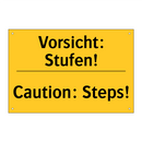 Vorsicht: Stufen! - Caution: Steps!
