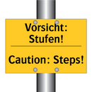 Vorsicht: Stufen! - Caution: Steps!