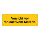 Vorsicht vor radioaktivem Material