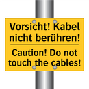 Vorsicht! Kabel nicht berühren!/.../ - Caution! Do not touch the cables!/.../