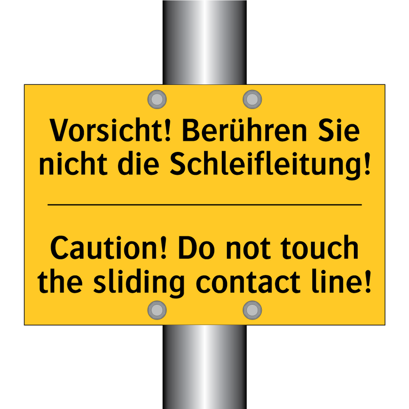 Vorsicht! Berühren Sie nicht die /.../ - Caution! Do not touch the sliding /.../