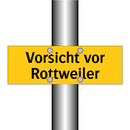 Vorsicht vor Rottweiler