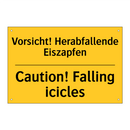 Vorsicht! Herabfallende Eiszapfen/.../ - Caution! Falling icicles
