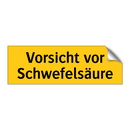 Vorsicht vor Schwefelsäure