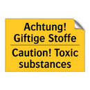 Achtung! Giftige Stoffe - Caution! Toxic substances