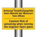 Achtung! Vergiftungsgefahr beim /.../ - Caution! Risk of poisoning when /.../