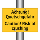 Achtung! Quetschgefahr - Caution! Risk of crushing