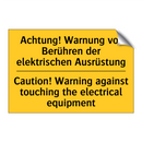 Achtung! Warnung vor Berühren /.../ - Caution! Warning against touching /.../