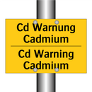 Cd Warnung Cadmium - Cd Warning Cadmium