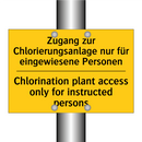 Zugang zur Chlorierungsanlage /.../ - Chlorination plant access only /.../